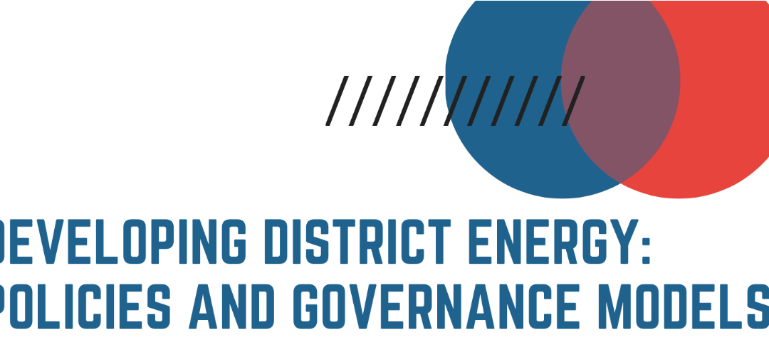 PCP Webinar: District Energy Policies and Governance Models