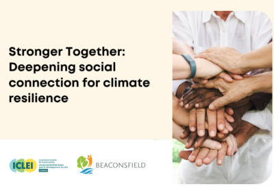 Stronger Together: Deepening Social Connection for Climate Resilience